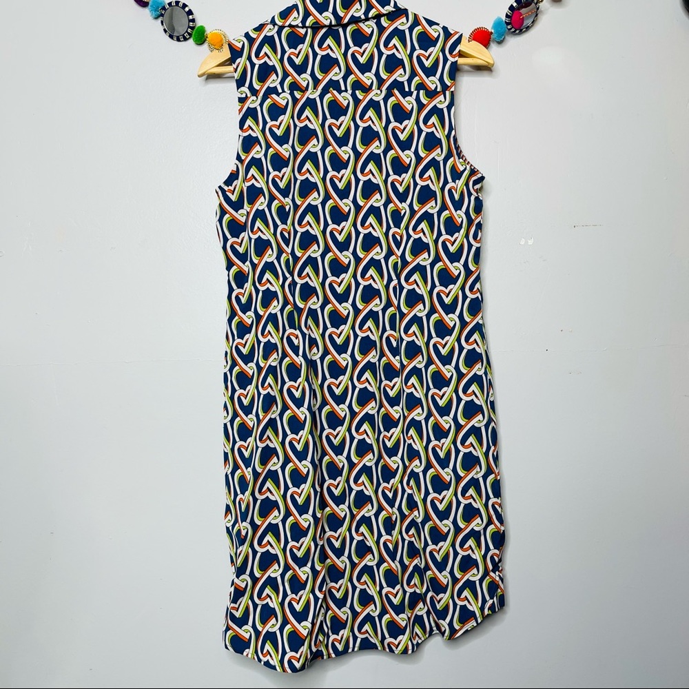 Cabi Heart Chain Design Pattern Blur Mini Midi Co… - image 7